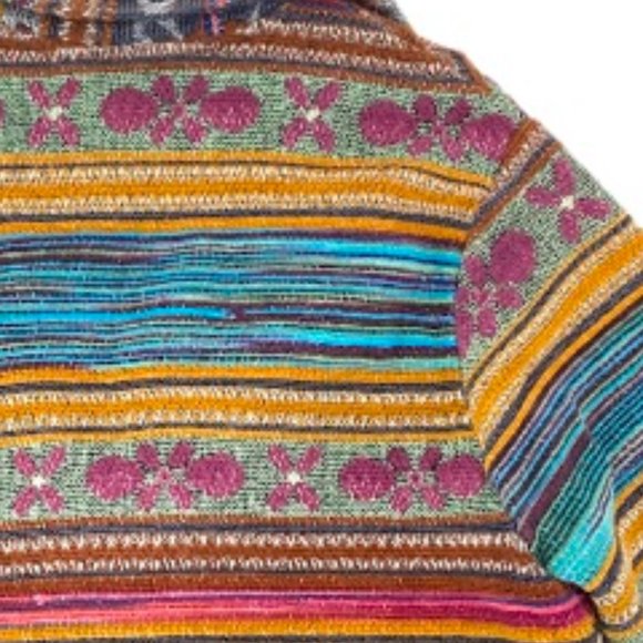 Bagatelle Handwoven Western Inspired Blanket Style Jacket - Picture 9 of 10